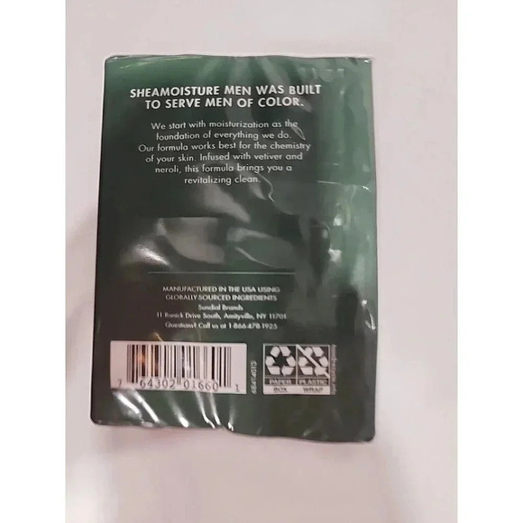 Shea Moisture Men Vetiver & Neroli REFRESHING BAR SOAP - Picture 3 of 5